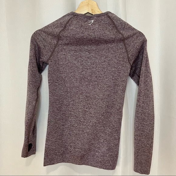 Gymshark Sportswear seamless light purple long sleeves top. - Picture 6 of 6